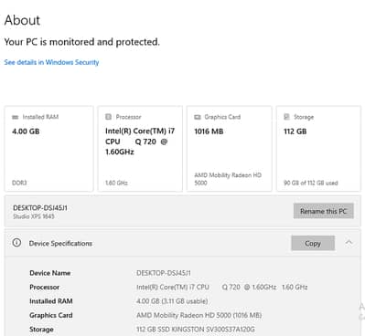 Dell Studio XPS 1645 – Core i7 1ST | SSD | 1GB Graphics | Urgent Sale