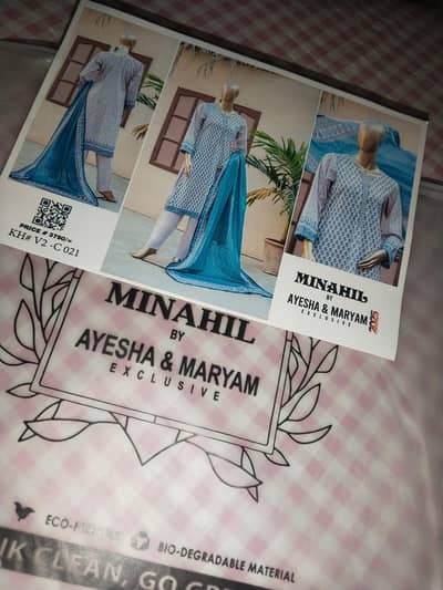 3pcs Unstitched suit