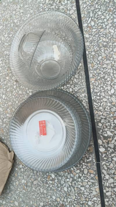 Complete Glass Dinner Set