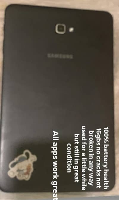 Samsung galaxy tab A (2016)