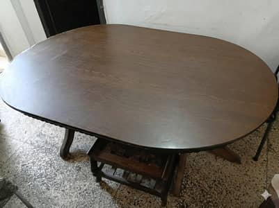 Wooden Dining Table (Without Chairs)