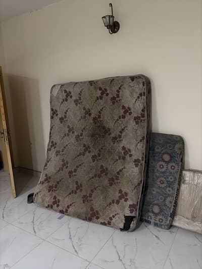 Used spring double mattress