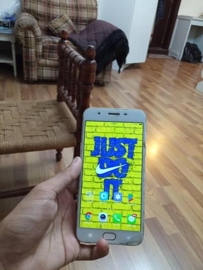 Oppo F1s for sale. mobile ok ha bas protector break ha.