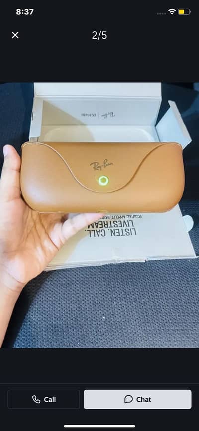 Ray ban Meta Ai Wayfarer glasses with cleaning kit