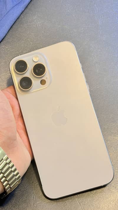 iPhone 15 pro max 256 gb dual pta approved 10/10 natural titinum 10/10