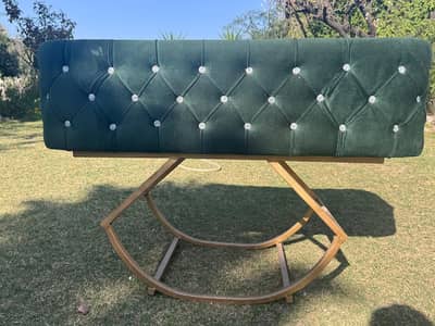 Luxury Baby Bassinet/Cot/Cradle - Velvet Rocking Bed | Premium Quality