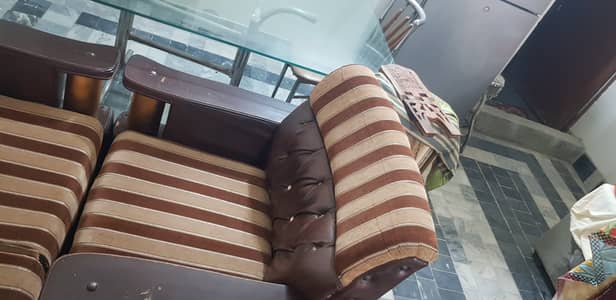 06 seater sofa set used available for sale