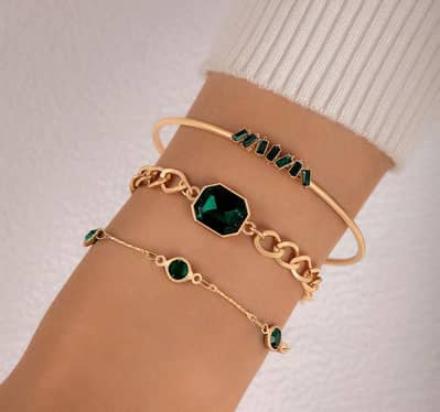 Square/round bracelet