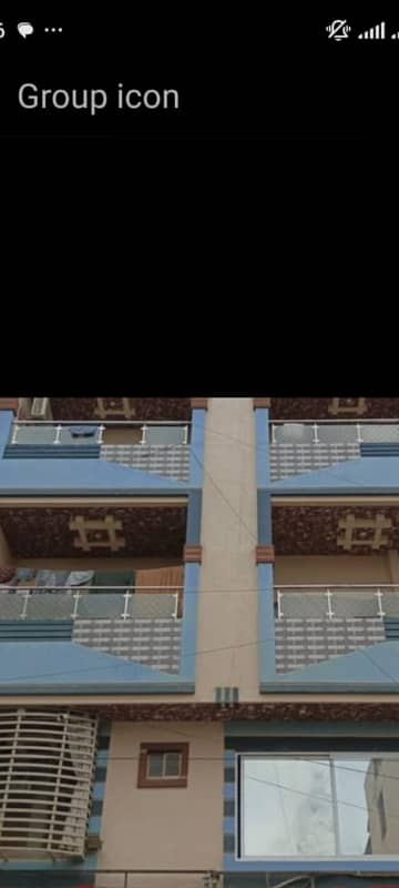 Nazmabad 2No multi chok 3bed d. d. 2nd falor portion