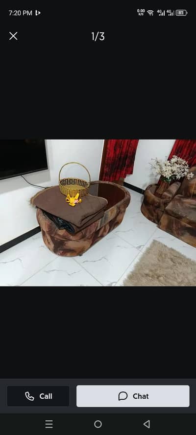 Sofa Set 7 Seater With Tables