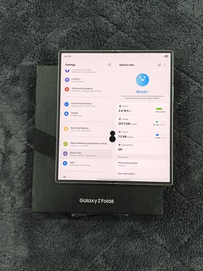 Samsung Z Fold 6 |  White Color | Original Box MOBILE ZILLA