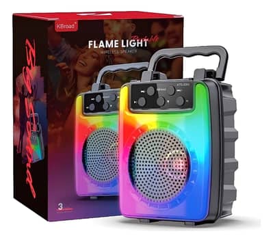 KTS 2006 Bluetooth Speaker with 3″ Flame-Type LED Light