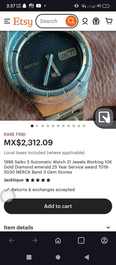 Original seiko watch
