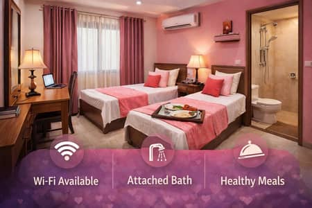 Fully furnished girls’ accommodation available in Islamabad.