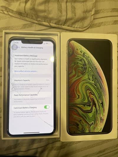 iPhone Xs Max 64gb PTA Approved with box