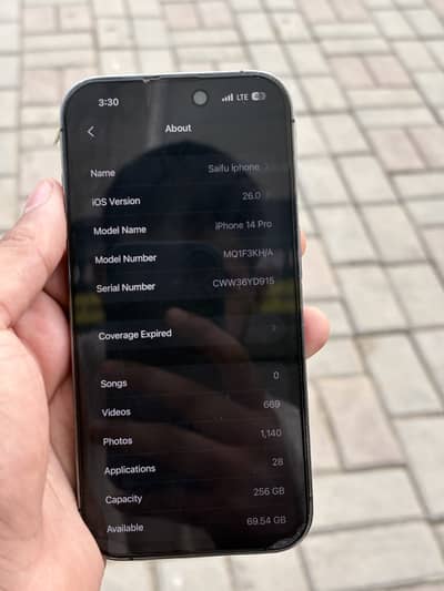 Iphone 14 pro dual PTA for sale