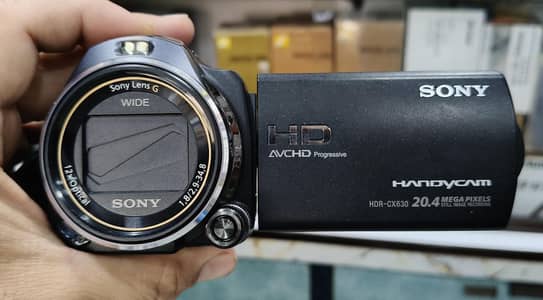 Sony cx-630 Full Hd Camera brand new condition 03432112702