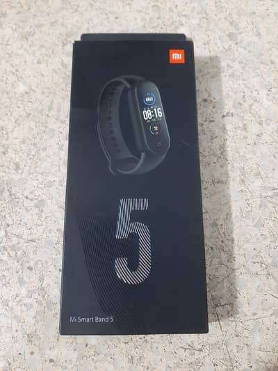 xiaomi mi band 5 good condition smart watch with box original charger