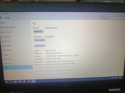 i5.6th generation 8 ram 180 ssd