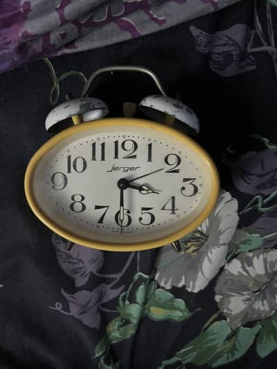 Antique Jerger table alarm clock fully automatic