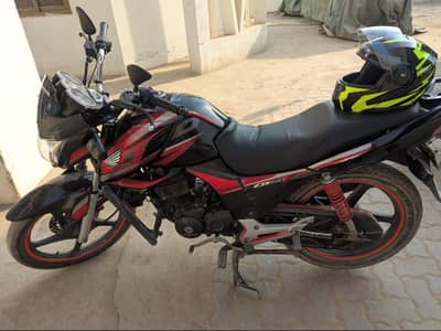 HONDA CB150 F 2019  (0322-3276769) Red  Black Colour colour