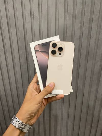 16 pro desert titanium