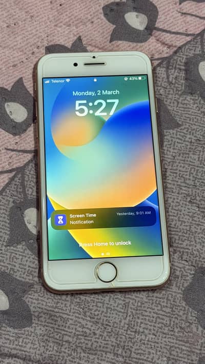 IPHONE 8 64gb PTA APPROVED ROSE GOLD COLOR