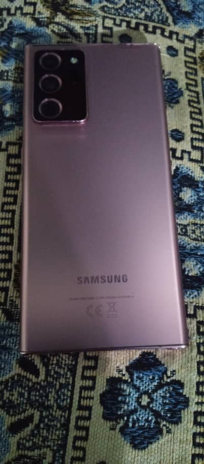 official approved note 20 ultra 12/256 no dot no shed red ad