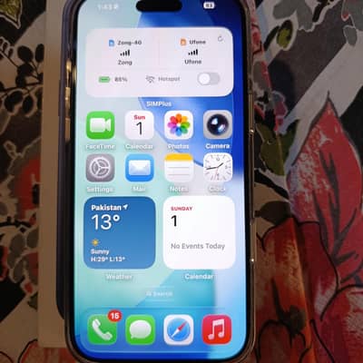 Iphone17promax Blue Colour 256GB  All Sim Working