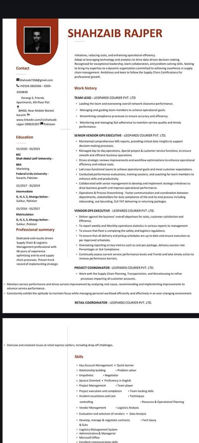 Looking For Supply Chain | Logistic | E-Commers | Warehousing Job