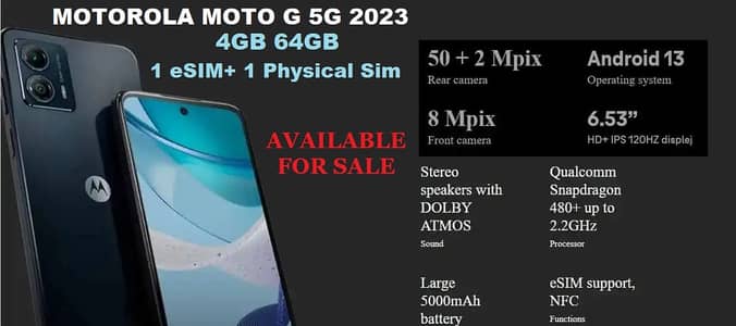 Motorola Moto G 5g 2023