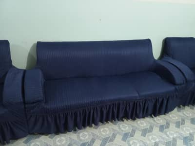 5 seater sofa set with new cover