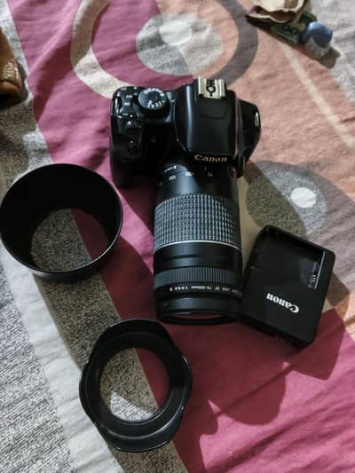 canon 450d with 75-300 lens