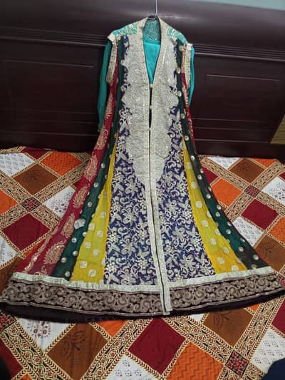 mehndi/mayun bridal dress just 1 time Wear