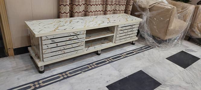 Big size Led Tv console table new condition unique look