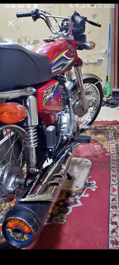 urjent for sale Honda 125cg modal 2017 karachi number bike 03265728019