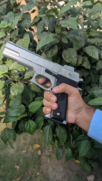 Full Metal Toy Gun | Realistic Looking | Weight Over 500G | BB Pellets