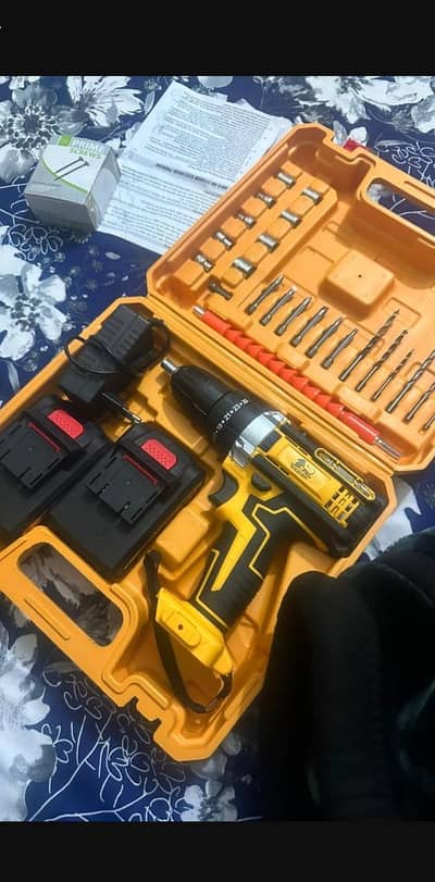 27 PCS STAINLESS STEEL CORDLESS SECREWDRIVER SET FREE HOME DELIVERY