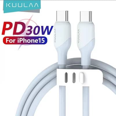 Baseus 20W and KUULAA 30W PD USB C Cable 2Meters Charging USB C for iP