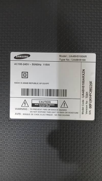 Samsung Original 48 inch Lcd.