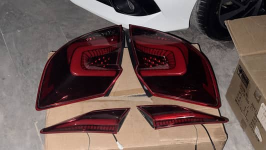 Civic x Lights Front back