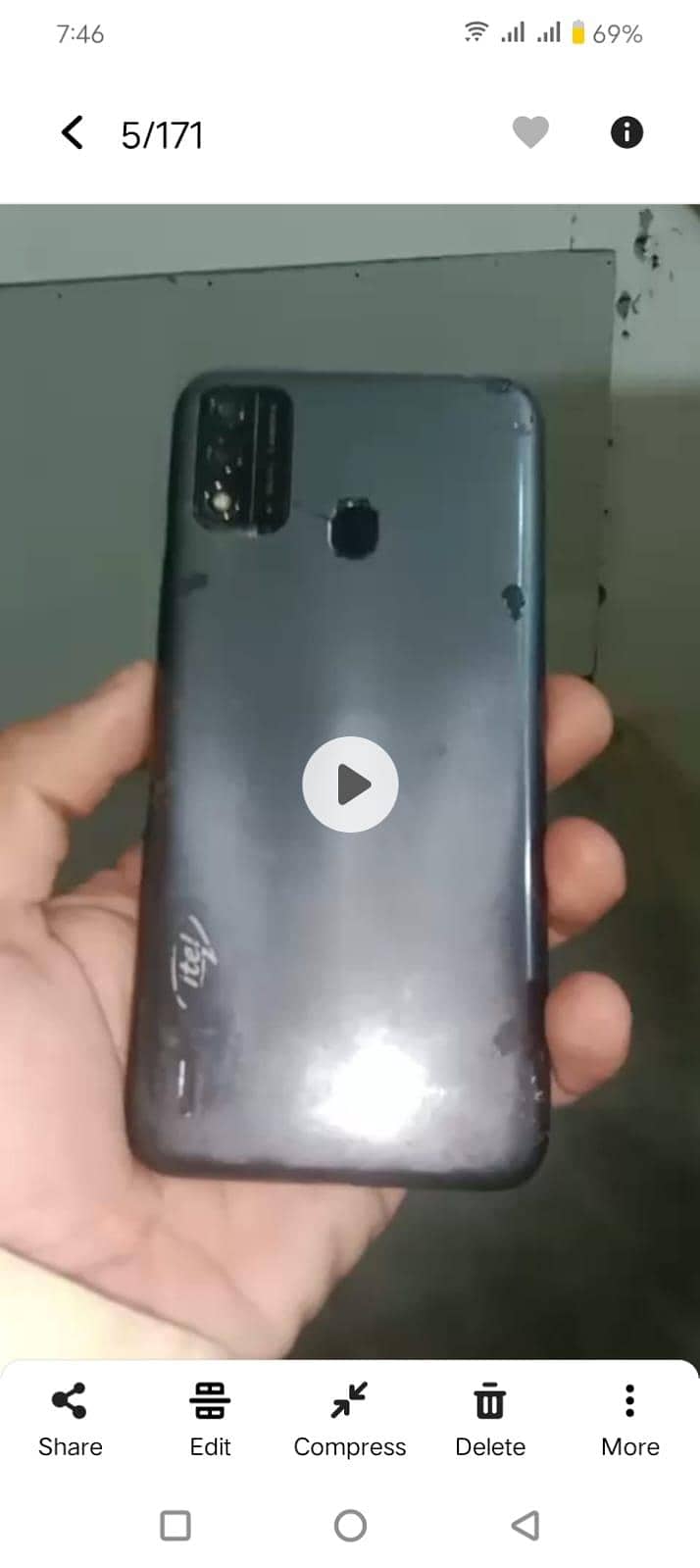 itel A48.03249614075my Whatsapp number 2