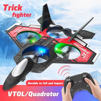 Remote Control Fighter Combat Aircraft With 360 Flip