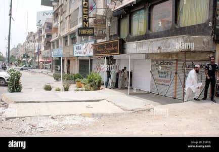 A main road facing lease shop with basement for sale