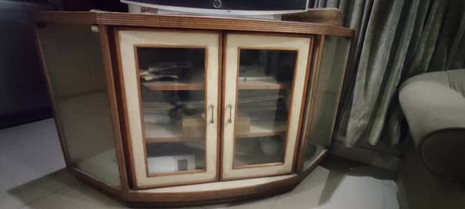 Corner Style Tv Trolley with shelves