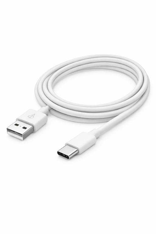 Type C USB Charging Cable – Fast Charging & Data Sync Cable (White)