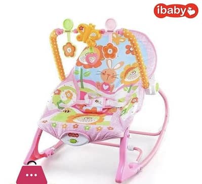 Baby Rocker and Baby Bouncer with Chair blue and pink