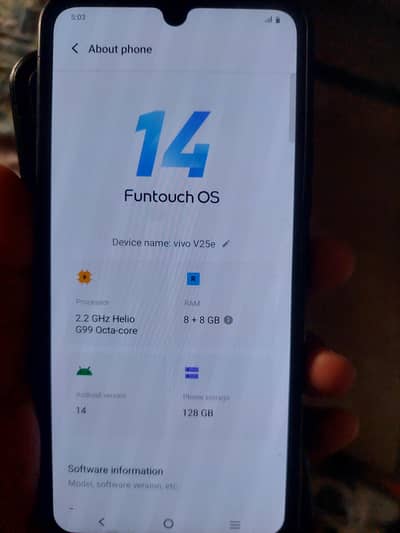 Vivo V25e for sale in good used condition.