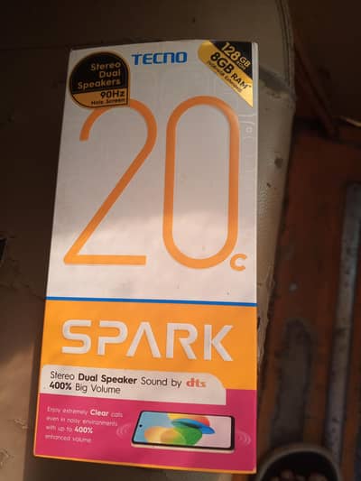 Tecno spark 20c 8 gb rom 128ram