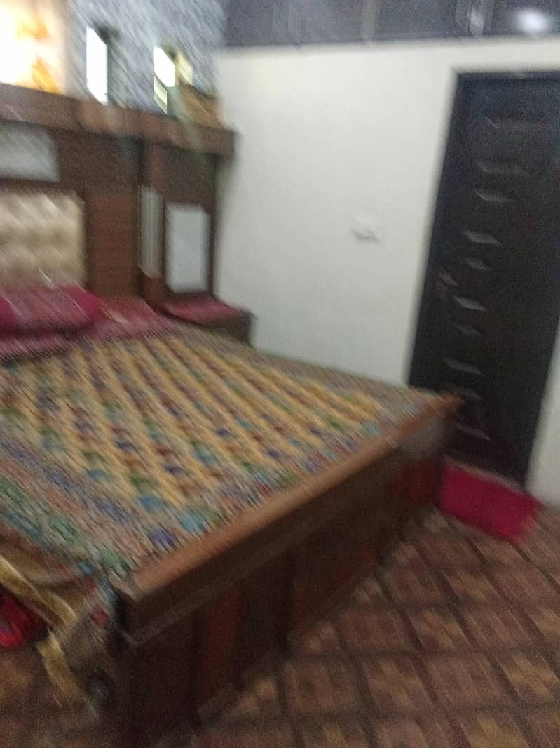 double bed with dressing table 2